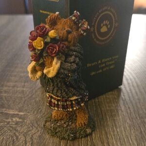 Boyds Bears Figurine with Red and Yellow Accents